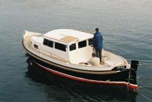 Eine typische Motoryacht